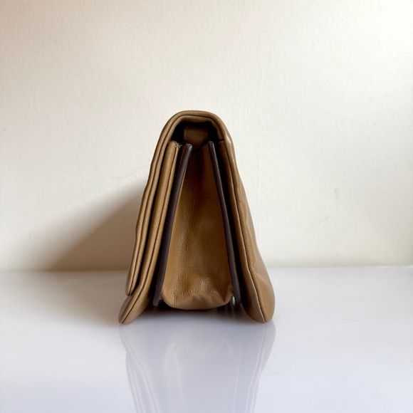 Tory Burch Charlie Shoulder Bag - Wren Brown - Picture 6 of 16